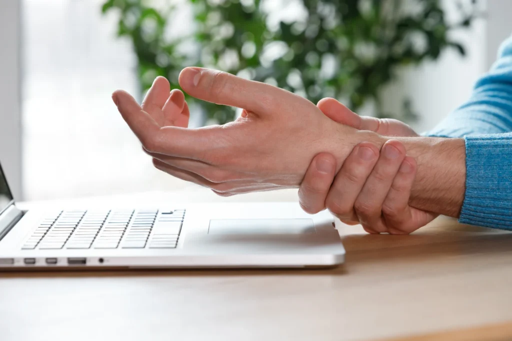 carpal tunnel syndrome man arms holding his painf 2026 03 19 23 03 31 utc 1 1